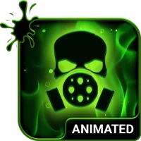 Toxic Flames Wallpaper